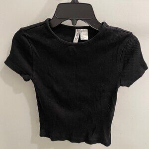 H&M Black Basic Tee